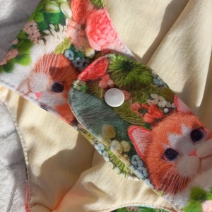 92-98 Mosolymanó tipegő hálózsák �cicás, korallnarancs - baba - mama - babaruházat - tipegőhálózsák - Meska.hu