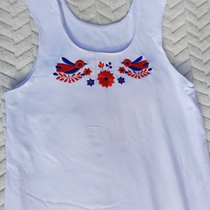 92-98 Mosolymanó tipegő hálózsák � népi, Palóc mintával hímzett - baba - mama - babaruházat - tipegőhálózsák - Meska.hu