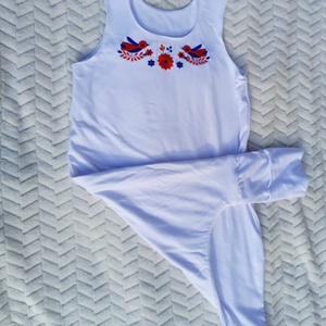 92-98 Mosolymanó tipegő hálózsák � népi, Palóc mintával hímzett - baba - mama - babaruházat - tipegőhálózsák - Meska.hu