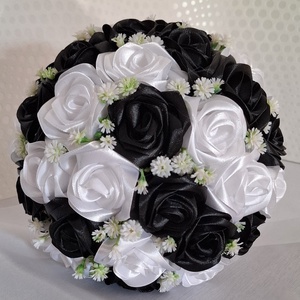 Örökcsokor garnitúra, Esküvő, Menyasszonyi- és dobócsokor, Virágkötés, Mindenmás, MESKA