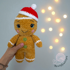 Horgolt plüss mézeskalács, Játék & Sport, Plüssállat & Játékfigura, Más figura, , MESKA