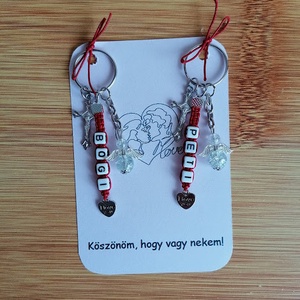 Páros védelmező kulcstartó vagy autós dísz, Táska & Tok, Kulcstartó & Táskadísz, Kulcstartó, Csomózás, Ékszerkészítés, Meska