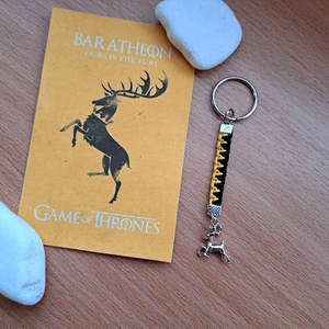 Trónok harca kulcstartó - Baratheon - Meska.hu