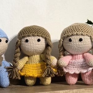 Horgolt mini baba - Meska.hu