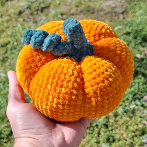 Őszi horgolt tök - otthon & életmód - dekoráció - halloween - halloweeni tök - Meska.hu