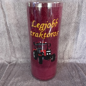 Legjobb traktoros feliratos hímzett törölköző - Meska.hu