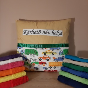 Egyedi névre szóló párna + törölköző - otthon & életmód - lakástextil - párna & párnahuzat - Meska.hu