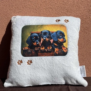 Tacskós tappancsos párna - Meska.hu