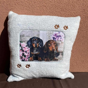 Tacskós tappancsos párna - otthon & életmód - lakástextil - párna & párnahuzat - Meska.hu