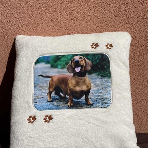 Tacskós tappancsos párna - otthon & életmód - lakástextil - párna & párnahuzat - Meska.hu