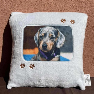 Tacskós tappancsos párna - Meska.hu