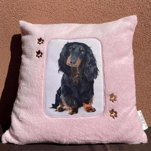 Tacskós tappancsos párna - otthon & életmód - lakástextil - párna & párnahuzat - Meska.hu