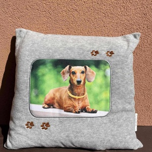 Tacskós tappancsos párna - otthon & életmód - lakástextil - párna & párnahuzat - Meska.hu