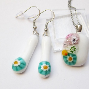 Pici millekert üvegékszer szett , ajándék pedagógusoknak - ékszer - ékszerszett - Meska.hu Pici millekert üvegékszer szett , ajándék pedagógusoknak - ékszer - ékszerszett - Meska.hu