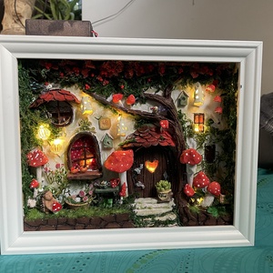 Gomba utca 49 - miniatűr dobozkép -fali kulcstartó - otthon & életmód - dekoráció - kép & falikép - 3d képek - Meska.hu Gomba utca 49 - miniatűr dobozkép -fali kulcstartó - otthon & életmód - dekoráció - kép & falikép - 3d képek - Meska.hu