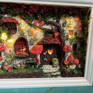 Gomba utca 49 - miniatűr dobozkép -fali kulcstartó - otthon & életmód - dekoráció - kép & falikép - 3d képek - Meska.hu Gomba utca 49 - miniatűr dobozkép -fali kulcstartó - otthon & életmód - dekoráció - kép & falikép - 3d képek - Meska.hu