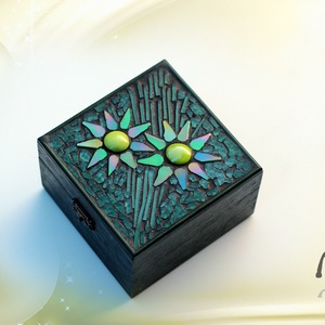 Magical flowers - Zöld - Meska.hu