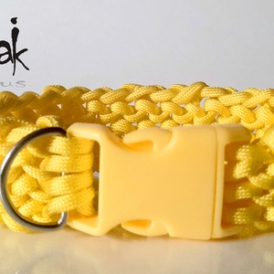 Paracord kutyanyakörv Napfényes - otthon & életmód - kisállatoknak - kutyáknak - kutya nyakörv - Meska.hu