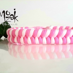 Paracord nyakörv szett karkötővel csajos - otthon & életmód - kisállatoknak - kutyáknak - kutya nyakörv - Meska.hu