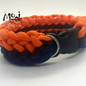 Paracord nyakörv Dupla - otthon & életmód - kisállatoknak - kutyáknak - kutya nyakörv - Meska.hu