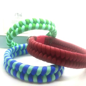Paracord nyakörv Színes halfarok, Otthon & Életmód, Kisállatoknak, Kutyáknak, Kutya nyakörv, Csomózás, MESKA