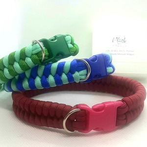 Paracord nyakörv Színes halfarok - otthon & életmód - kisállatoknak - kutyáknak - kutya nyakörv - Meska.hu