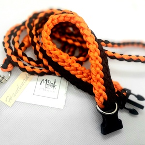 Paracord nyakörv szett  kétszínnel - otthon & életmód - kisállatoknak - kutyáknak - kutya nyakörv - Meska.hu