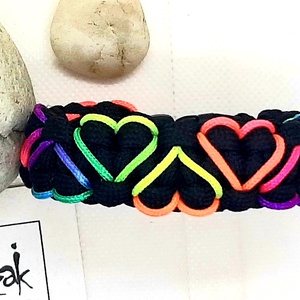Paracord karkötő Szívesen, Ékszer, Karkötő, Fonott karkötő, Csomózás, MESKA