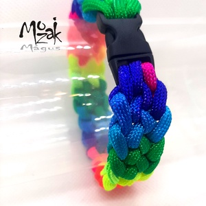 Nyárra színesben! - paracord karkötő - ékszer - karkötő - fonott karkötő - Meska.hu