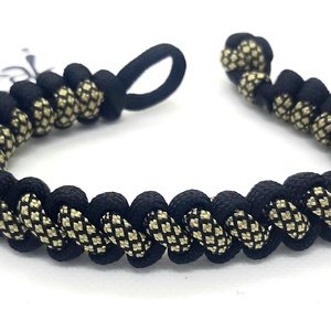 Arany párhuzamok paracord karkötő, Ékszer, Karkötő, Fonott karkötő, Csomózás, MESKA
