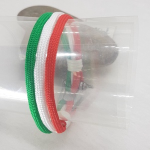Nemzeti-seklivel nemzeti szín paracord karkötő  - ékszer - karkötő - fonott karkötő - Meska.hu