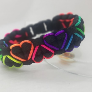 Paracord karkötő Szívesen, Ékszer, Karkötő, Fonott karkötő, Csomózás, MESKA