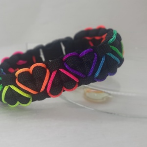 Paracord karkötő Szívesen - ékszer - karkötő - fonott karkötő - Meska.hu