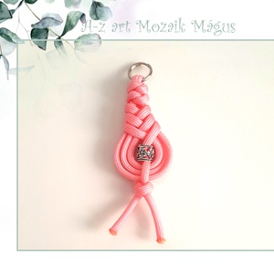 Paracord kulcstartó Csigás-rózsa, Otthon & Életmód, Dekoráció, Fali és függő dekoráció, Fali kulcstartó, Csomózás, MESKA