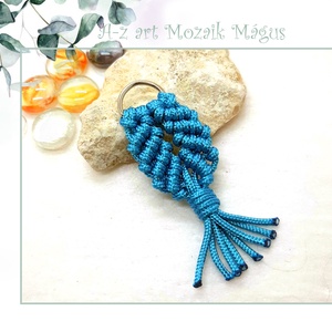 Paracord kulcstartó Halacska, Otthon & Életmód, Dekoráció, Fali és függő dekoráció, Fali kulcstartó, Csomózás, MESKA