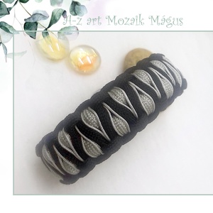 Paracord karkötő Ezüst varázsszemek - ékszer - karkötő - fonott karkötő - Meska.hu