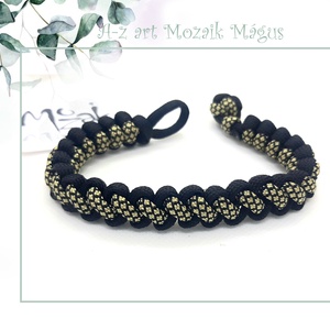 Arany párhuzamok paracord karkötő - Meska.hu