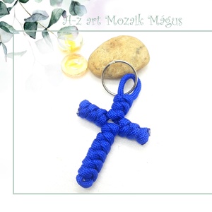Paracord kulcstartó Kereszt - otthon & életmód - dekoráció - fali és függő dekoráció - fali kulcstartó - Meska.hu