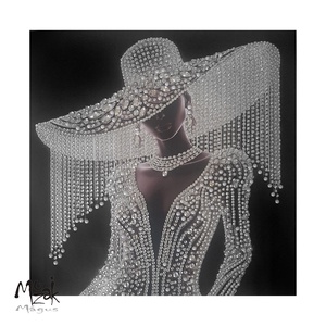 A Fekete királynő - gyémántszemes kép - Meska.hu