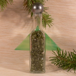 Angyal - karácsonyi üveg szobrocska, Karácsony, Karácsonyi lakásdekoráció, Karácsonyi lakásdíszek, Mozaik, Mindenmás, MESKA