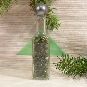 Angyal - karácsonyi üveg szobrocska - karácsony - karácsonyi lakásdekoráció - karácsonyi lakásdíszek - Meska.hu