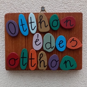 Ajtótábla, Otthon & Lakás, Dekoráció, Ajtó- és ablak dekoráció, Ajtótábla, Mindenmás, Mozaik, Meska