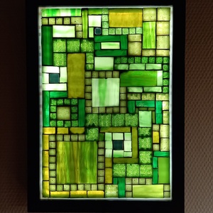 Zöld absztrakt - üvegmozaik falikép világítással, Otthon & Lakás, Dekoráció, Kép & Falikép, Mozaik kép, Mozaik, Üvegművészet, Világító üvegmozaik falikép

mérete:23x32cm

Üveglapra ragasztottam a motívumot üvegmozaik techniká..., MESKA