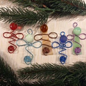 Üvegangyal szett 5 db-os - Meska.hu