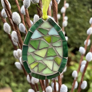 Akasztható üvegmozaik tojás, Otthon & Életmód, Dekoráció, Dísztárgy, Mozaik, Mindenmás, MESKA
