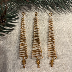 Karácsonyfadísz üveg 3 db-os, Karácsony, Karácsonyi lakásdekoráció, Karácsonyfadíszek, Mindenmás, Üvegművészet, MESKA