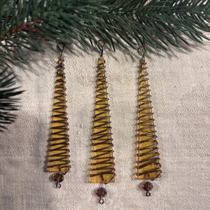 Karácsonyfadísz üveg 3 db-os, Karácsony, Karácsonyi lakásdekoráció, Karácsonyfadíszek, Mindenmás, Üvegművészet, MESKA