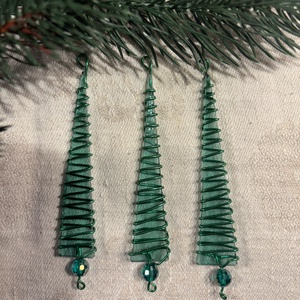 Karácsonyfadísz üveg 3 db-os - Meska.hu