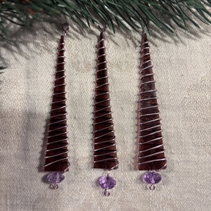 Karácsonyfadísz üveg 3 db-os - Meska.hu