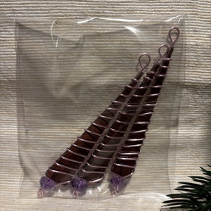 Karácsonyfadísz üveg 3 db-os - karácsony - karácsonyi lakásdekoráció - karácsonyfadíszek - Meska.hu